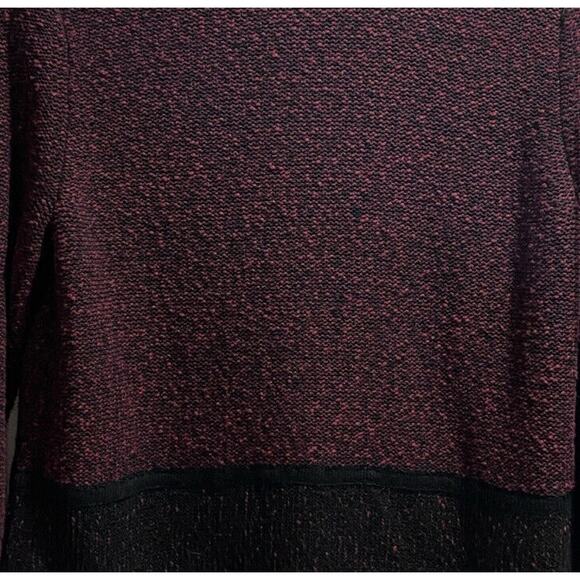 Karl Lagerfeld Paris Ongoing Mulled Wine Sweater Cardigan L8WS0713 Size Large - Picture 10 of 12